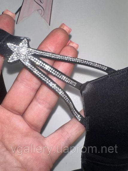 Красный Купальник  -комплект Victoria`s Secret со стразами, Женский купальник Виктория Сикрет Премиум Качества | Зображення 2