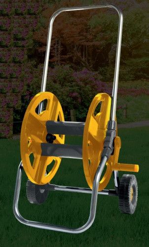 Катушка для шланга 1/2'' 45м на колесах СИЛА