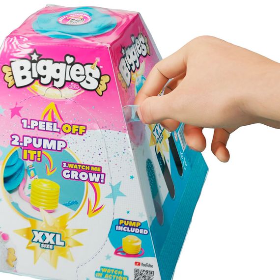 Игровой набор Розовый Кролик Biggies BIG001-RA надувная игрушка, насос 45 см | Зображення 3