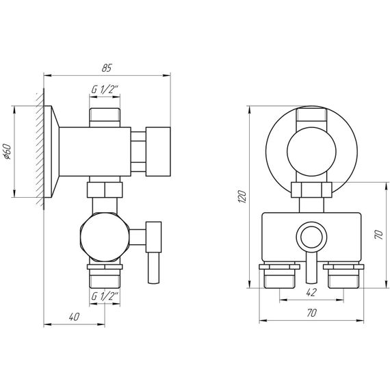 Кран-дозатор для душу Tremolada ТREMO-468MIX | Зображення 1