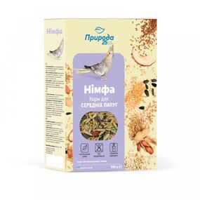 Корм Природа Німфа для середніх птахів 500 г
