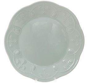 Набір 6 десертних тарілок Leeds Ceramics Ø23см, кам'яна кераміка (м'ятні)
