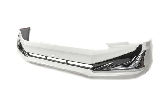 Накладка на передній бампер Modelista V3-LED (2017-) Білий колір для Toyota Land Cruiser Prado 150 2009-2023 рр