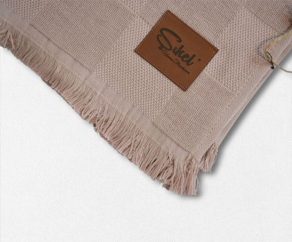 Вафельное покрывало Sikel 210×240 см. Elegan Pudra | Зображення 3