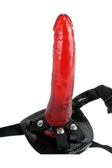 Трусики для страпона Pipedream Fetish Fantasy Series Stay-Put Harness чёрные sexstyle | Зображення 5