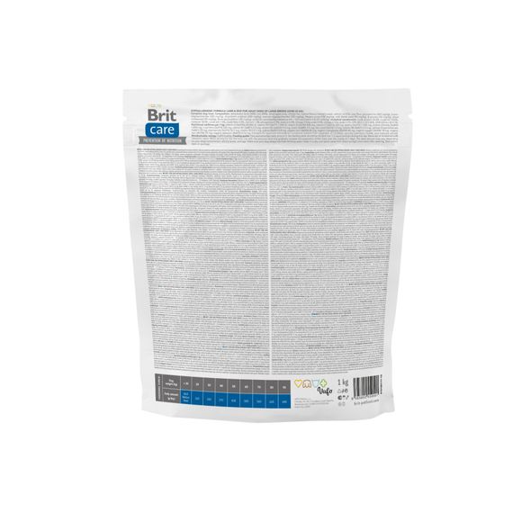 Корм сухий Brit Care Dog Hypoallergenic Adult Large Breed для дорослих собак великих порід гіпоалергенний з ягням 1 кг | Зображення 9