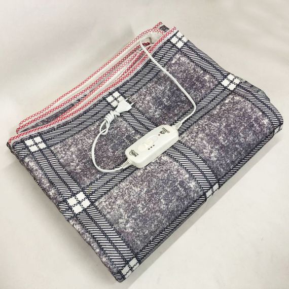 Електропростирадло електричне простирадло з підігрівом Electric Blanket 150х180см. Колір: сірий з ZU-874 фіолетовим відтінком | Зображення 6