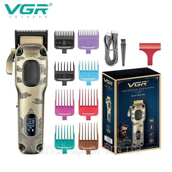 Универсальный тример для стрижки и бритья VGR V-027, Универсальный триммер для мужчин GF-10 | Зображення 1