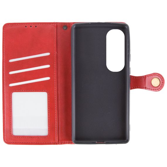 Кожаный чехол-книжка GETMAN Gallant (PU) для Oppo A60 4G Красный | Зображення 5