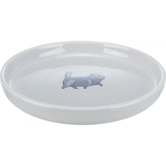 Миска Trixie для котів пласка та широка керамічна 23 см 600 мл