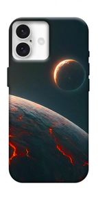 Чохол з картинкою Lava planet для Apple iPhone 16 (6.1")