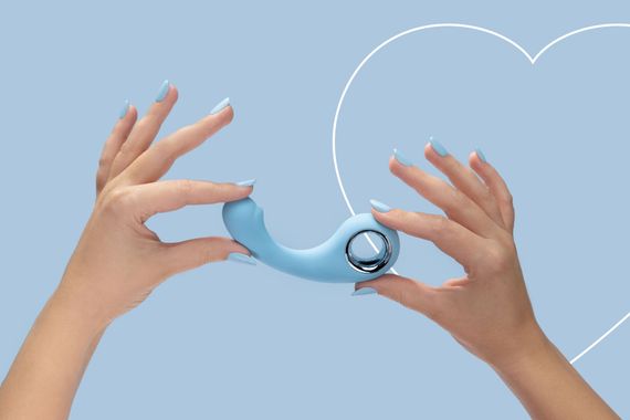 Вібратор для точки G FairyGasm BraveryAward blue | Зображення 7