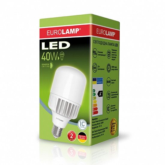EUROLAMP LED Лампа 40W(4100Lm) E40 6500K | Зображення 1