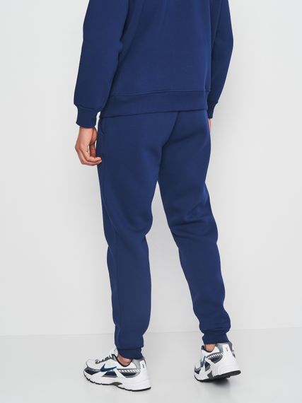 Костюм чоловічий утеплений синій худі та штани, 2XL | Зображення 4