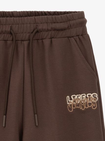 Спортивні штани однотонні для хлопчика Lizi 2605 110 см Коричневий shop (2000999454189) | Зображення 1