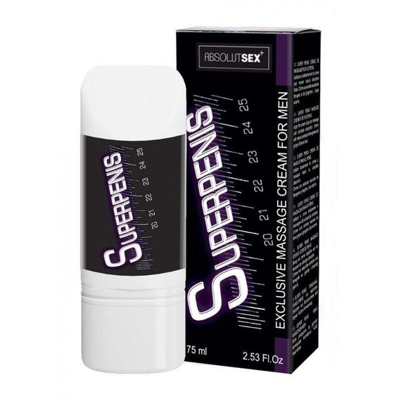 Крем для збільшення пеніса SUPER penis, 75 ml Sex Aura