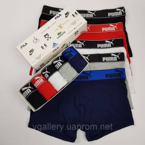 Подарочный набор мужского белья Puma Sport в коробке - цена поштучно  - размер L