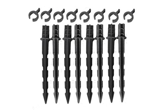 Комплект (кілочки 20 + кліпси 20) для парника-теплиці | Зображення 1