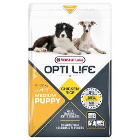 Сухой корм Opti Life Puppy Medium Опти Лайф суперпремиум для щенков средних пород 2,5 кг