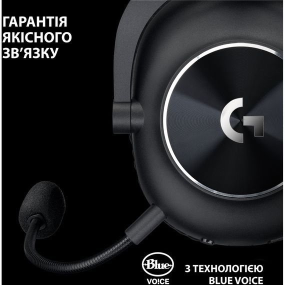 Навушники Logitech G Pro X 2 Lightspeed Wireless Black (981-001263) | Зображення 6