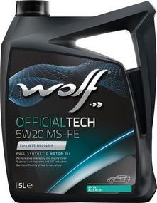Моторна олива WOLF OFFICIALTECH MS-FE 5W-20 5л.