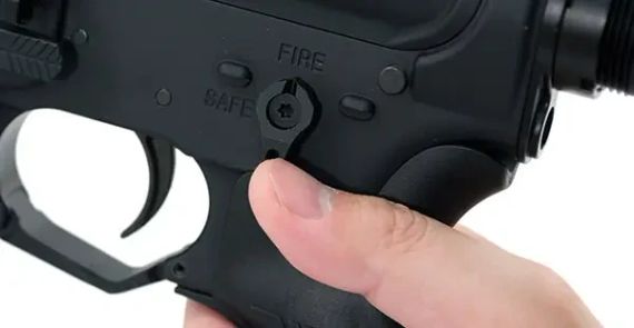Запобіжник Leapers для AR15. Колір - чорний | Зображення 1