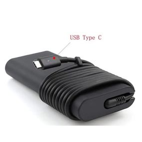 Блок живлення до ноутбуку Dell 130W 20V/6.5A, 15V/3A, 9V/3A, 5V/3A, TYPE-C, oval-корпус (A40348) (A40348)
