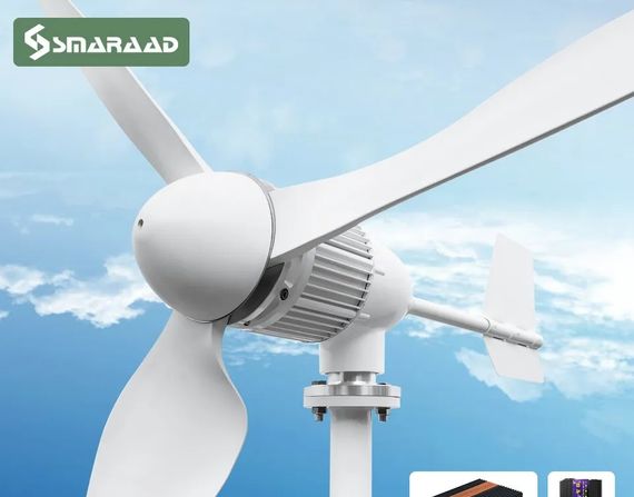 Вітрогенератор Smaraad 3 лопаті на 48 вольтів 2500 в Атт 30 кг