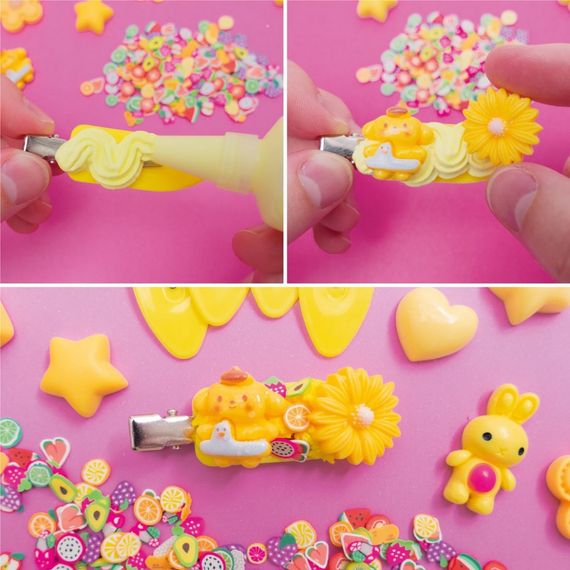 Дитячий набір для творчості "Заколки своїми руками" VT4600-02 жовтий | Зображення 3