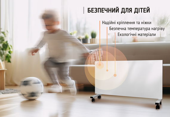 Металлокерамический обогреватель UDEN-500D "универсал" c ДУ | Зображення 3