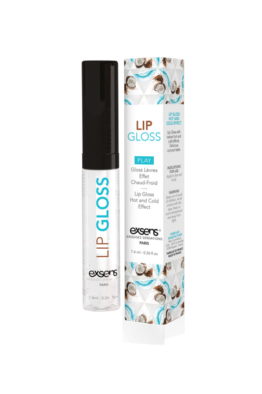 Блиск для оральних ласок EXSENS HOT KISS LIP GLOSS COCONUT 7,4ML | Зображення 1