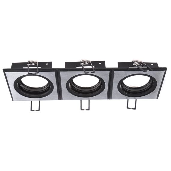 Светильник точечный HDL-DT 105/3 SS BK MR16
