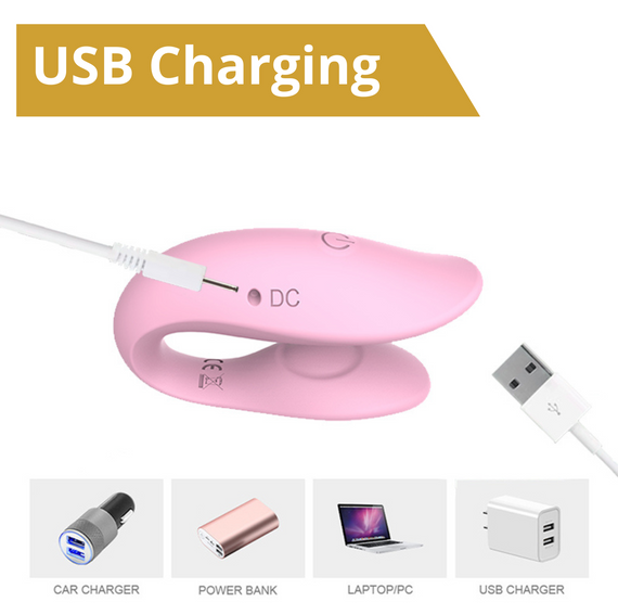 Вібратор - Erospace Sweet Play C-Type Vibrator App Control A7 sexstyle | Зображення 6