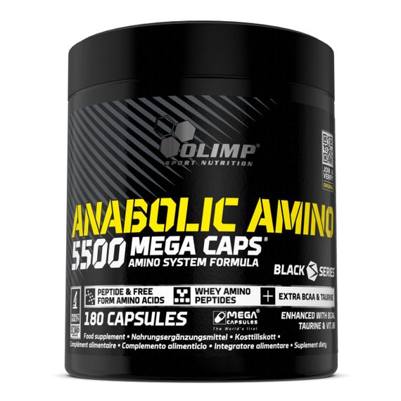 Аминокислотный комплекс Olimp Anabolic Amino 5500 Mega Caps 180 капсул