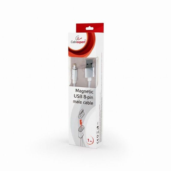 Кабель Cablexpert CC-USB2-AMLMM-1M, USB 2.0  USb-AM тато/Lightning, 1.0 м. | Зображення 2