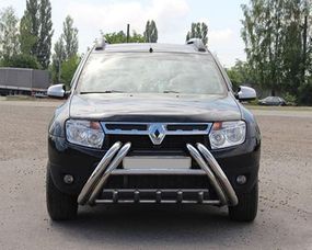 Кенгурятник WT01 (нерж) для Renault Duster 2008-2017 гг