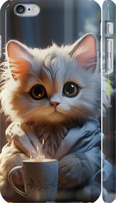 Чохол на iPhone 6 Plus Білий кіт "5646m-48-2448"