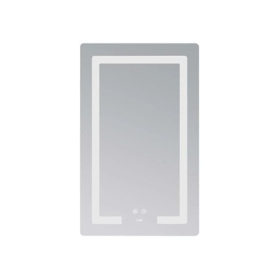 Дзеркало Lidz Kubis (KU2) 500х800 з LED-підсвіткою Touch, з антизапотіванням, з диммером, рег. яскравості LD78LF936508048448 | Зображення 2