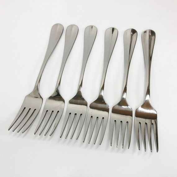 Набір десертних виделок Con Brio CB-3709 18 см 6 шт MF-50 | Зображення 3