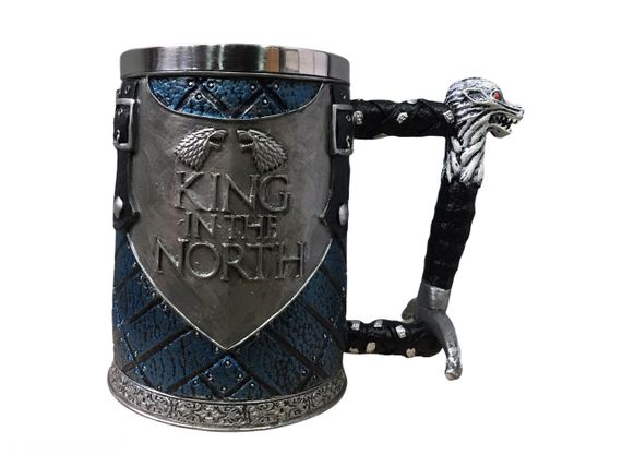 Кружка Чашка Бокал Игра Престолов King in the North Targaryen 3D Король Севера | Зображення 2