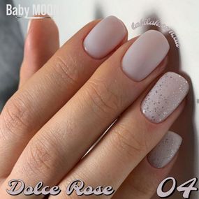 Гель-лак BABY MOON Dolce Rose №04 молочно-зефірний, 6 мл