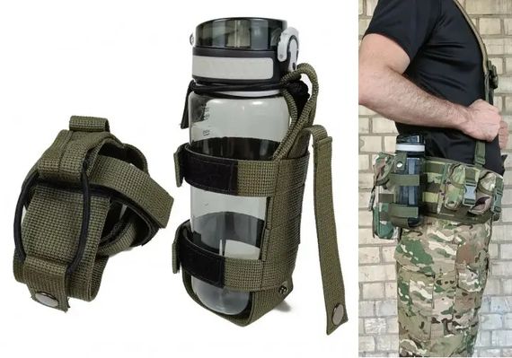 Підсумок під пляшку олива (MOLLE, підсумок на розгрузку, жилет, РПС) | Зображення 1