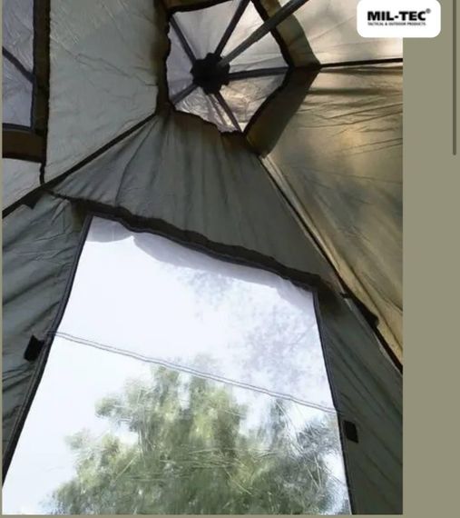 Намет 4-містний MIL-TEC «TIPI» Піраміда Olive | Зображення 7