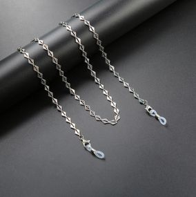 Ланцюжок для окулярів Silver luxury 9 10292 сріблястий