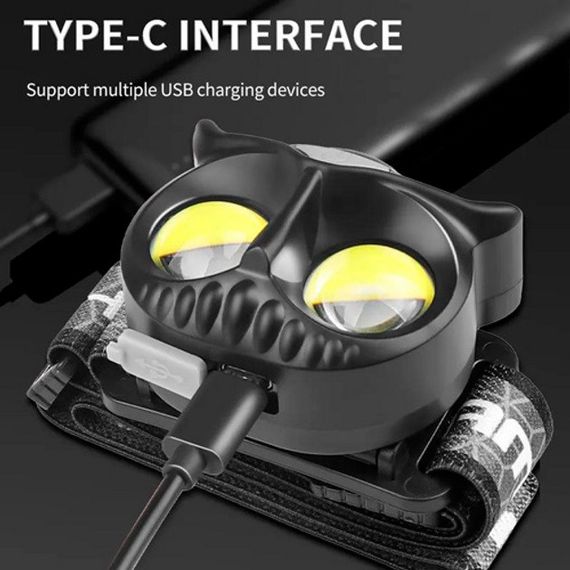 Ліхтар налобний WT208 2COB, PF-413 білий, червоний | Зображення 3