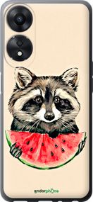 Чохол на Oppo A58 5G Єнотик з кавуном "4605u-2950-2448"