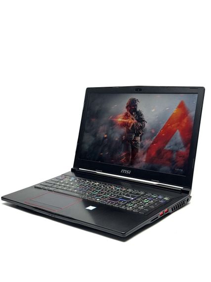 Ігровий ноутбук Б-клас MSI Raider GE63VR / 15.6" (1920x1080) TN / Intel Core i7-7700HQ (4 (8) ядра по 2.8 - 3.8 GHz) / 16 GB DDR4 / 256 GB SSD / nVidia GeForce GTX 1070, 8 GB GDDR5, 256-bit / WebCam / Win 10 Pro б/в | Зображення 4