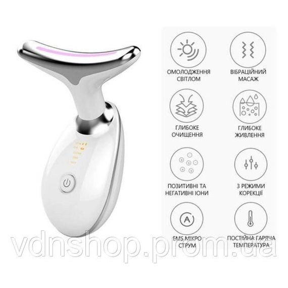 Аппарат для микротоковой терапии для лифтинга лица и шеи ES-1081 микротоковый массажер EA-53 | Зображення 4