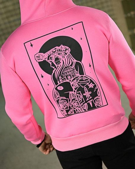 Милитари худи на флисе GENESIS girl pink ПП8071 | Зображення 4