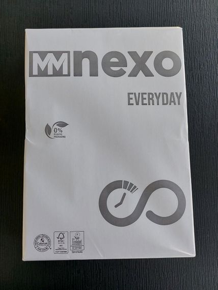 Папір офісний Nexo Everyday A4 80 г/м2 клас C 500 аркушів | Зображення 1